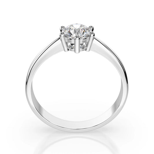 Solitaire Ring (Round), 0.4 ct — 101-10151(4.7)