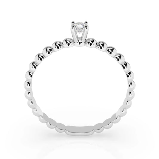 Solitaire Ring (Round), 0.06 ct — 101-10039(2.5)