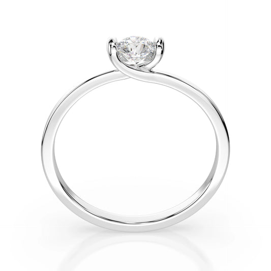 Solitaire Ring (Round), 0.1 ct — 101-10016(3.0)