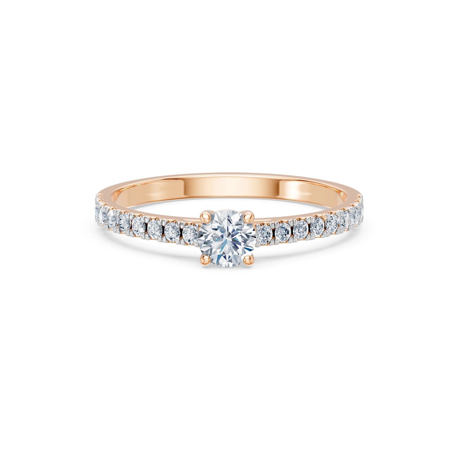 Solitaire Eternity Ring, 0.3 ct — 101-10191(0.30)RN