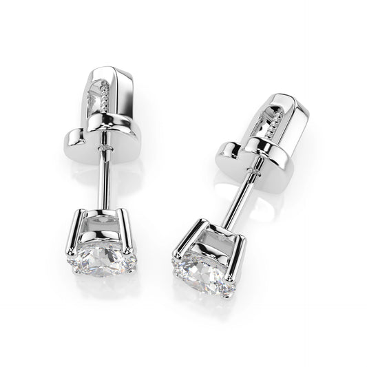 Solitaire Butterfly Earring (Round), 0.4 ct — 102-10012/1(3.7)