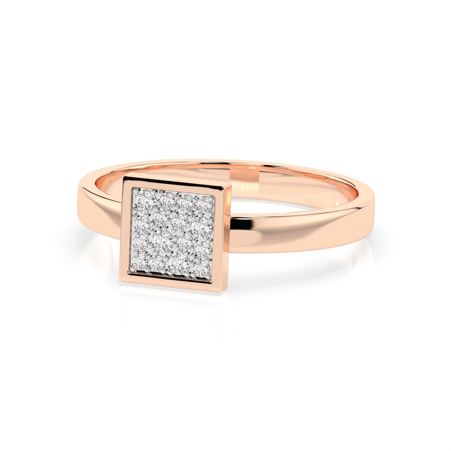 Illusion Ring (Round), 0.07 ct — 101-10059