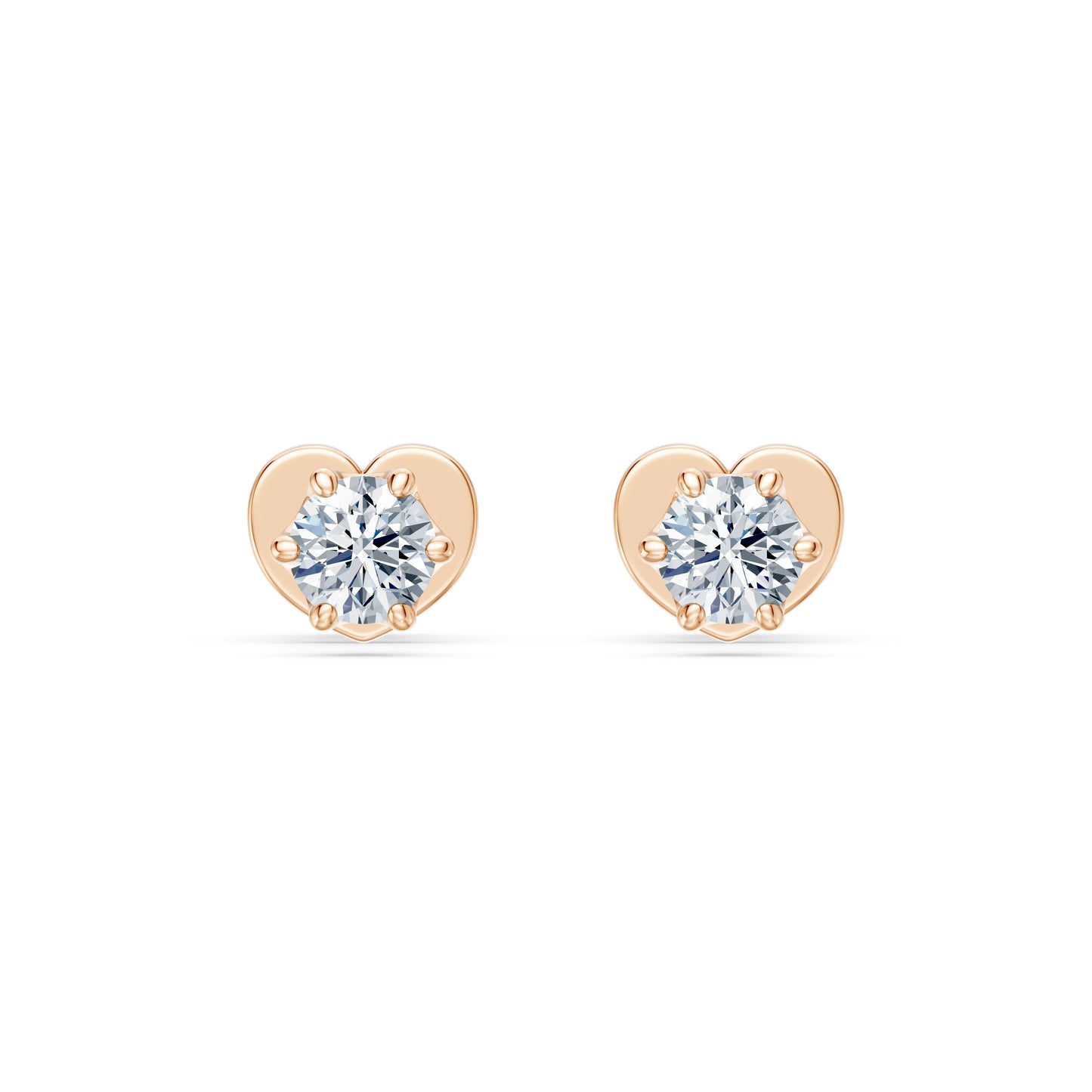 Solitaire Butterfly Earring, 0.3 ct — 102-10040/1(3.4)