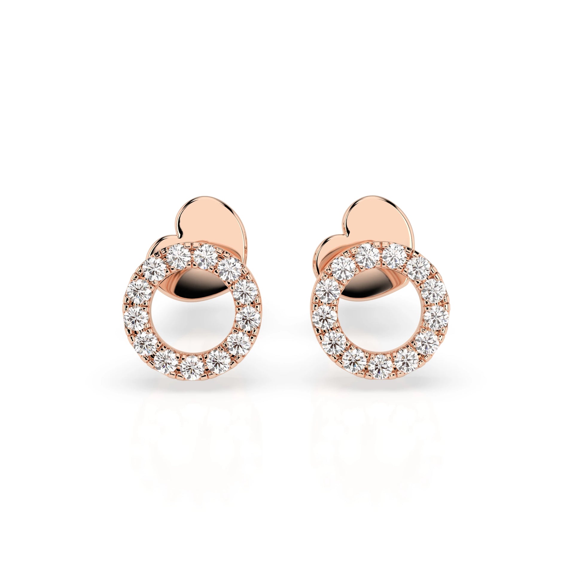 Minimalism Earring (Round), 0.16 ct — 102-10055