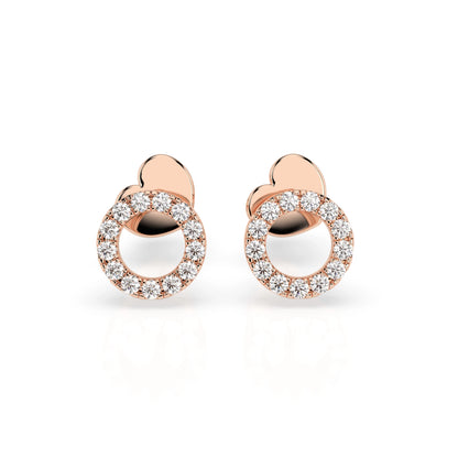 Minimalism Earring (Round), 0.16 ct — 102-10055