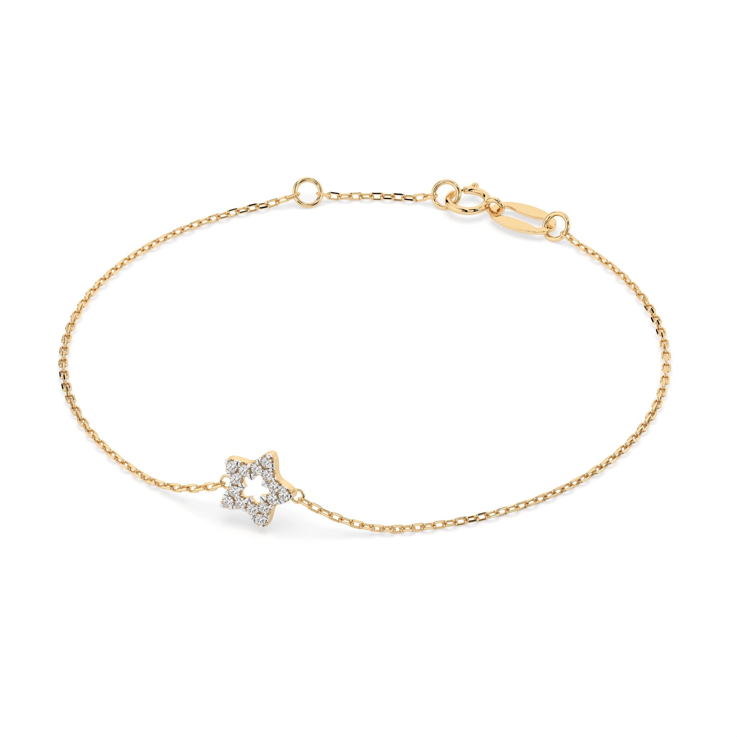 Minimalism Bracelet (Round), 0.08 ct — 105-10014