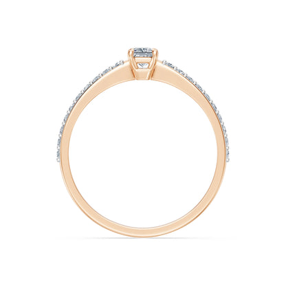 Solitaire Ring, 0.17 ct — 101-10116/2(3.0)PR