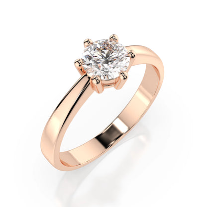 Solitaire Ring (Round), 0.5 ct — 101-10151(5.1)
