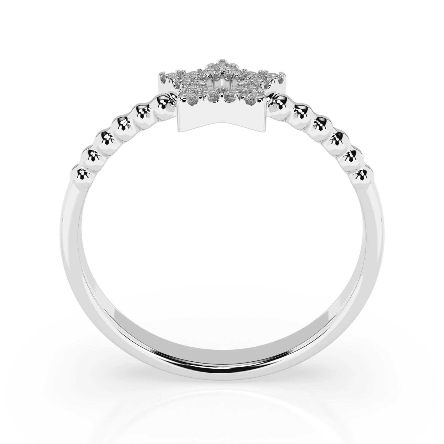 Minimalism Ring (Round), 0.09 ct — 101-10054
