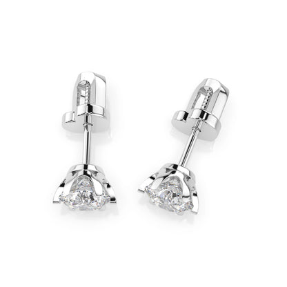 Solitaire Butterfly Earring (Round), 1.4 ct — 102-10040/1(5.7)