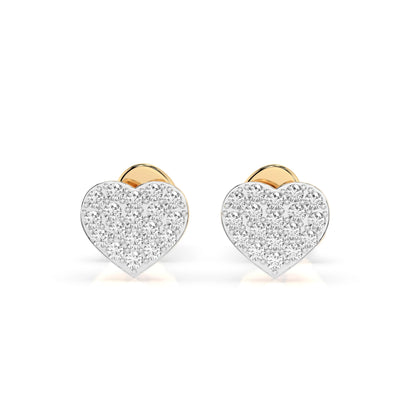 Illusion Earring (Round), 0.18 ct — 102-10097