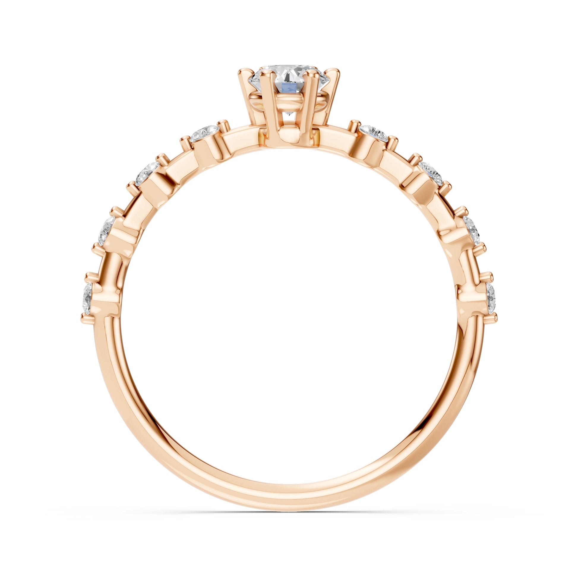 Solitaire Eternity Ring (Round), 0.3 ct — 101-10144(4.2)