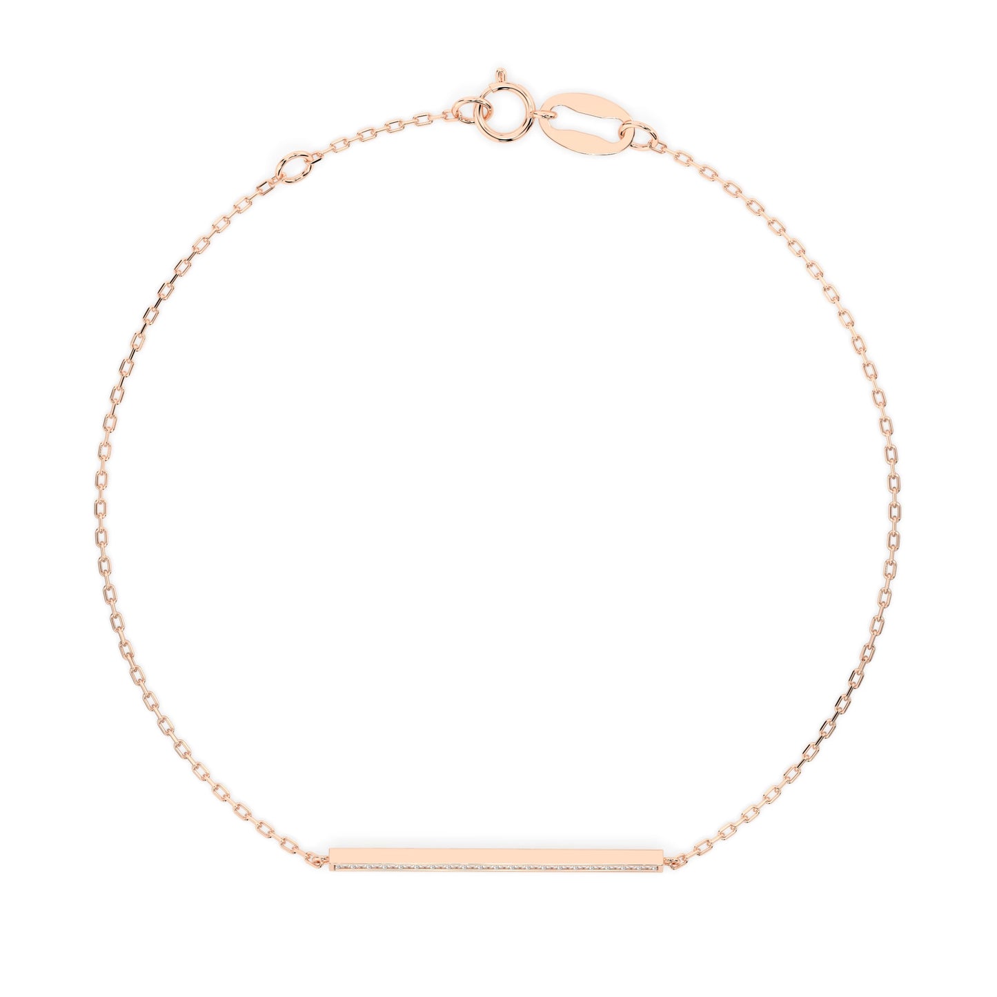 Minimalism Bracelet (Round), 0.1 ct — 105-10017