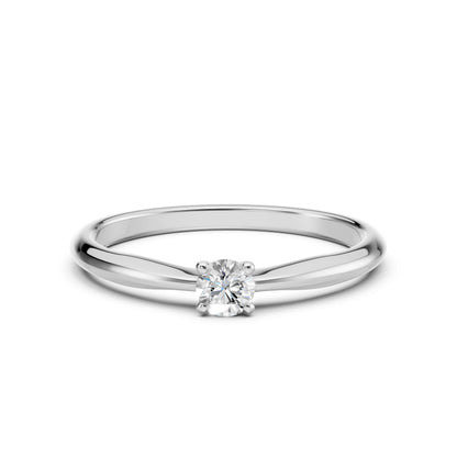 Solitaire Ring (Round), 0.2 ct — 101-10021(3.7)