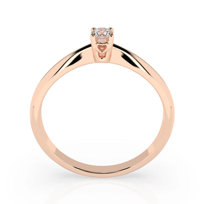 Solitaire Ring (Round), 0.06 ct — 101-10035(2.5)