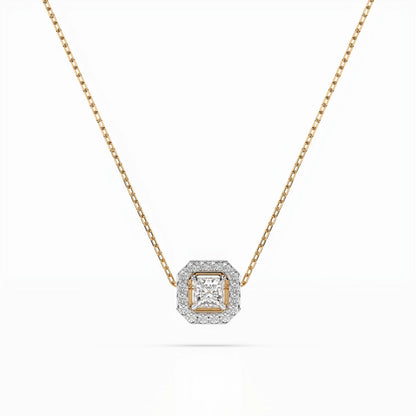 Solitaire Eternity Necklace (Princess), 0.17 ct — 104-10045(3.0)PR