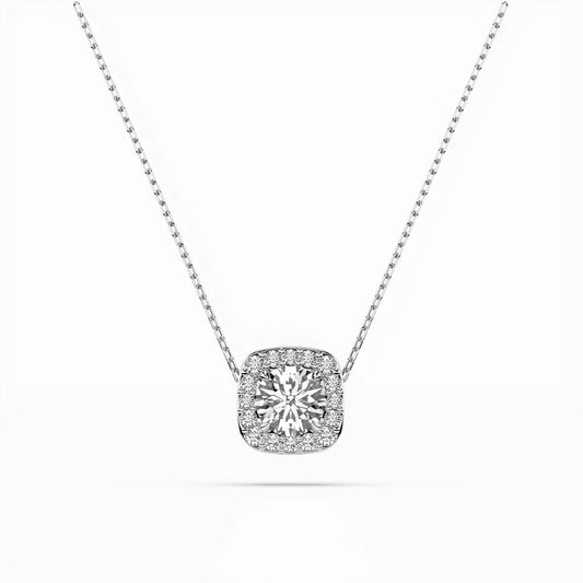Solitaire Eternity Necklace (Round), 0.4 ct — 104-10057(4.7)