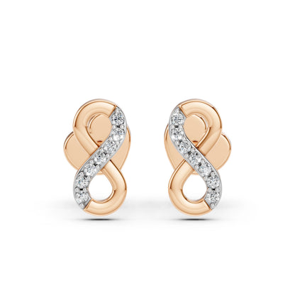 Minimalism Earring (Round), 0.09 ct — 102-10092