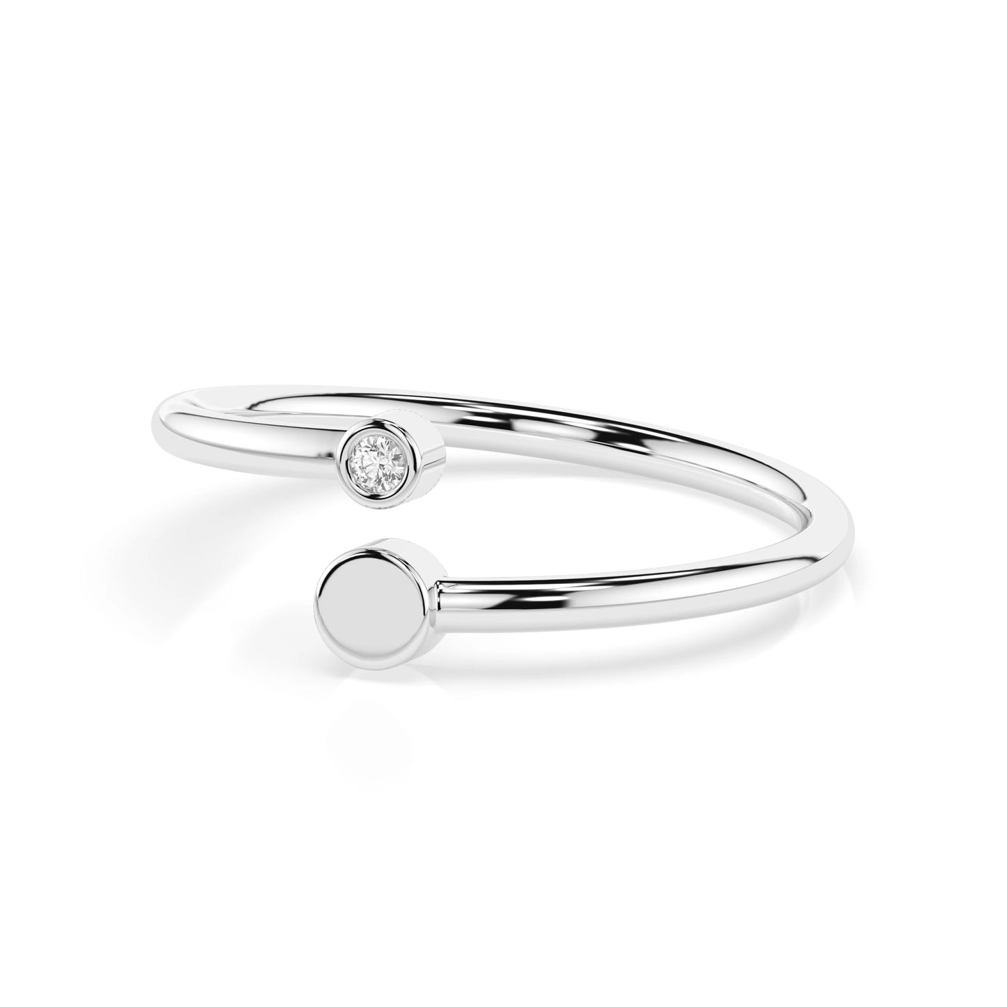 Minimalism Ring (Round), 0.02 ct — 101-10071