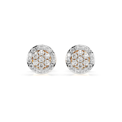 Illusion Earring (Round), 0.16 ct — 102-10072