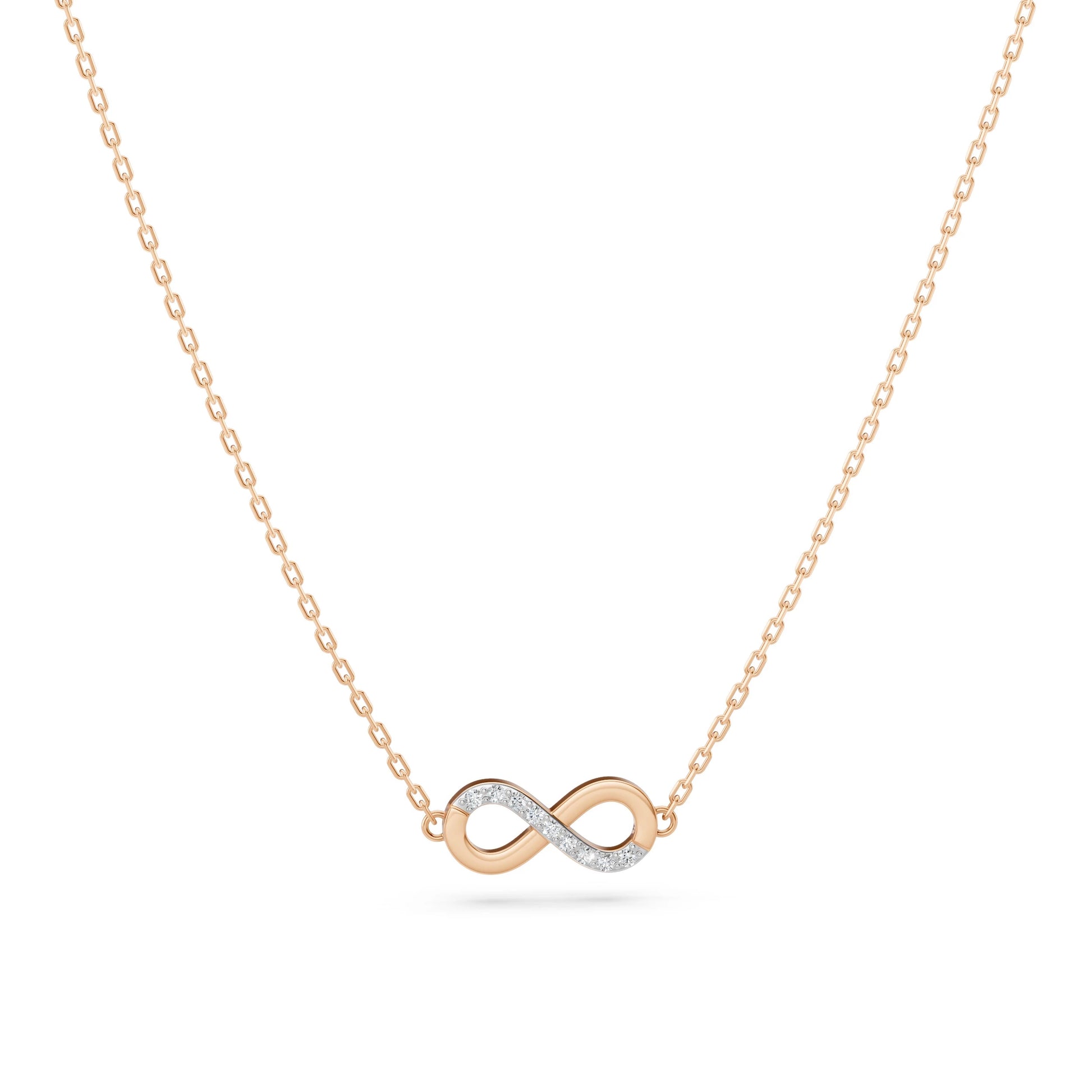 Minimalism Necklace (Round), 0.05 ct — 104-10072