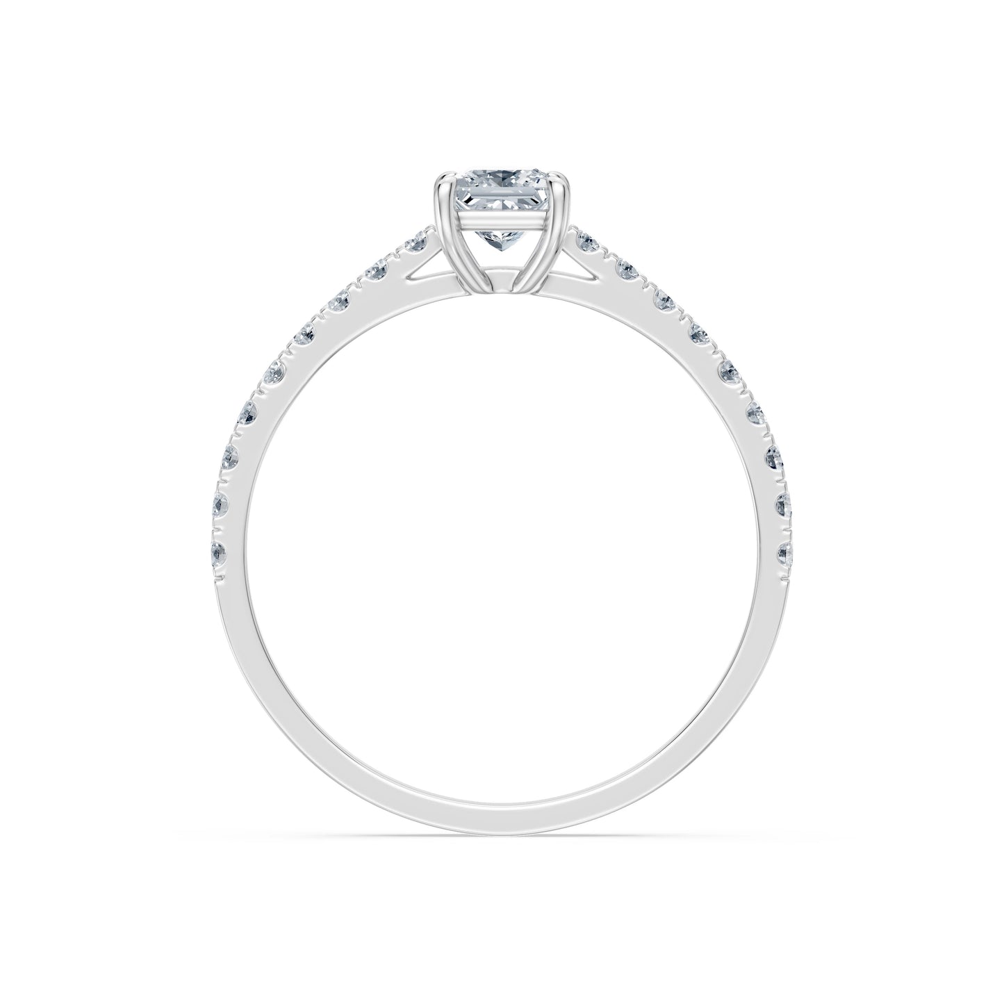 Solitaire Eternity Ring, 0.3 ct — 101-10191(0.30)PR