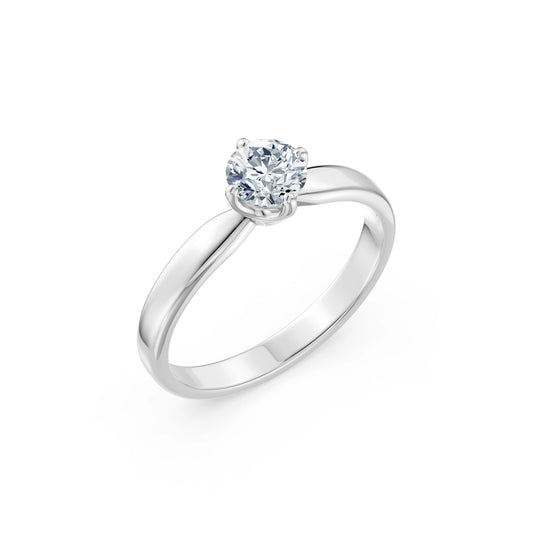 Solitaire Ring, 0.4 ct — 101-10041(4.7)