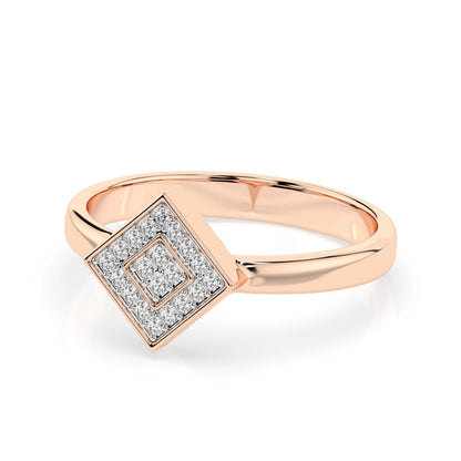 Illusion Ring (Round), 0.1 ct — 101-10074