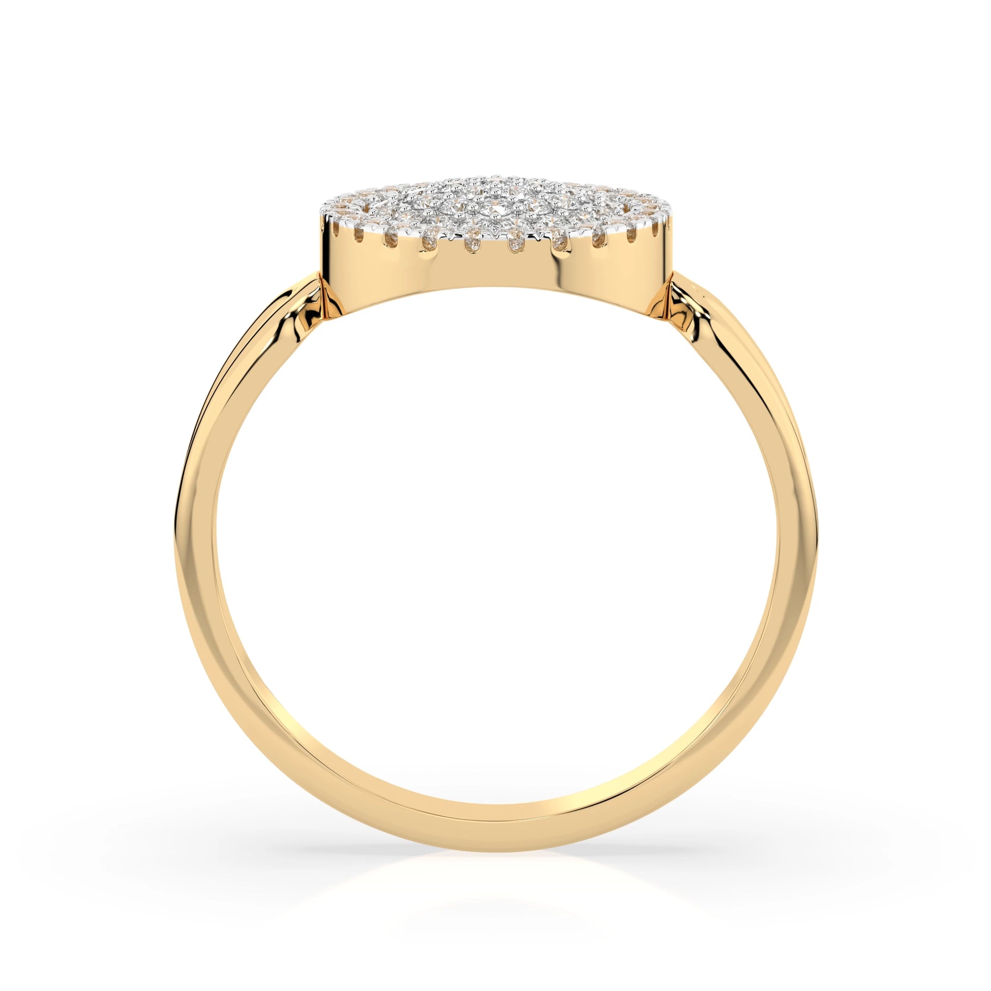 Illusion Ring (Round), 0.15 ct — 101-10073