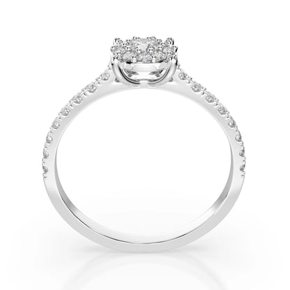 Solitaire Eternity Ring (Round), 0.1 ct — 101-10017(3.0)
