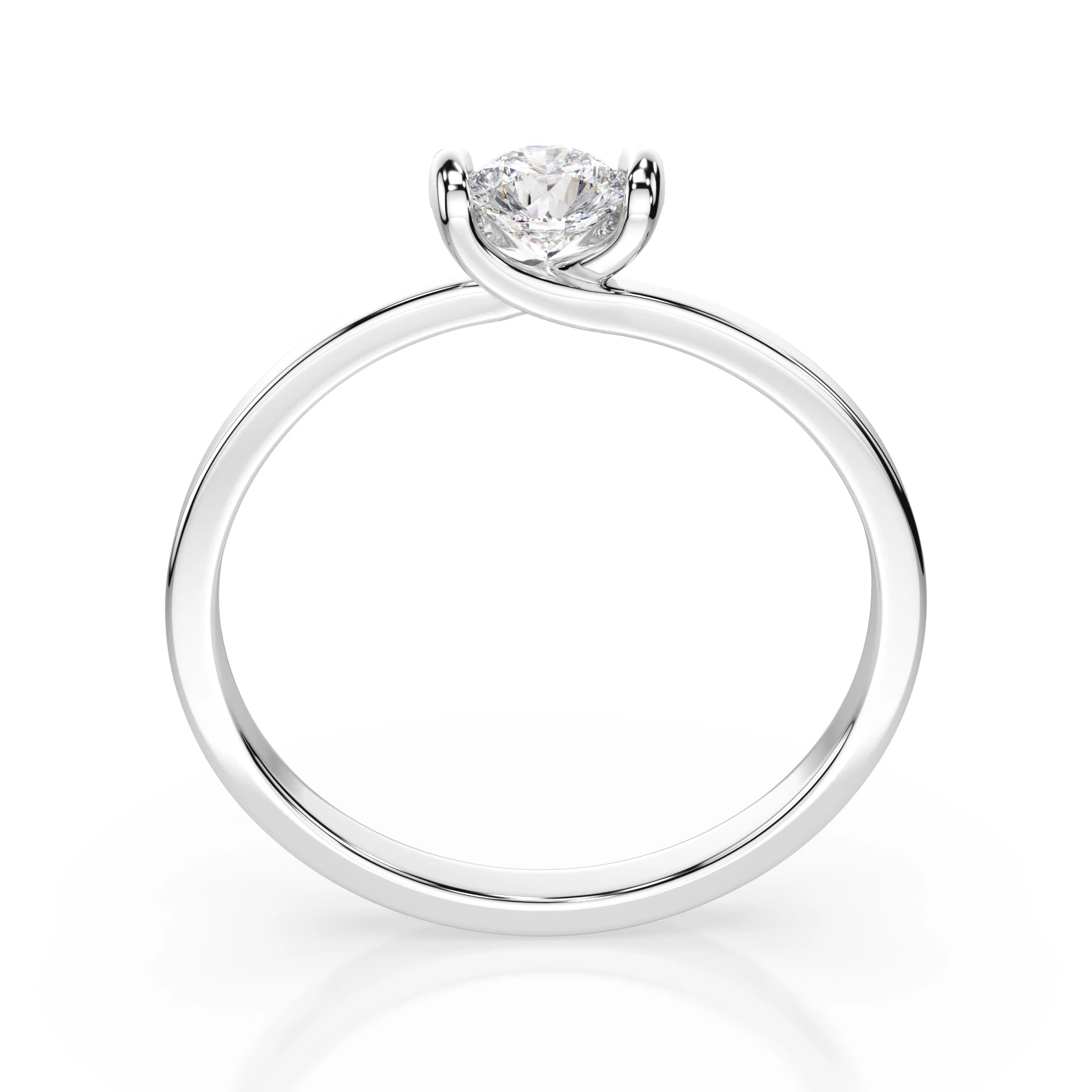 Solitaire Ring (Round), 0.06 ct — 101-10016(2.5)