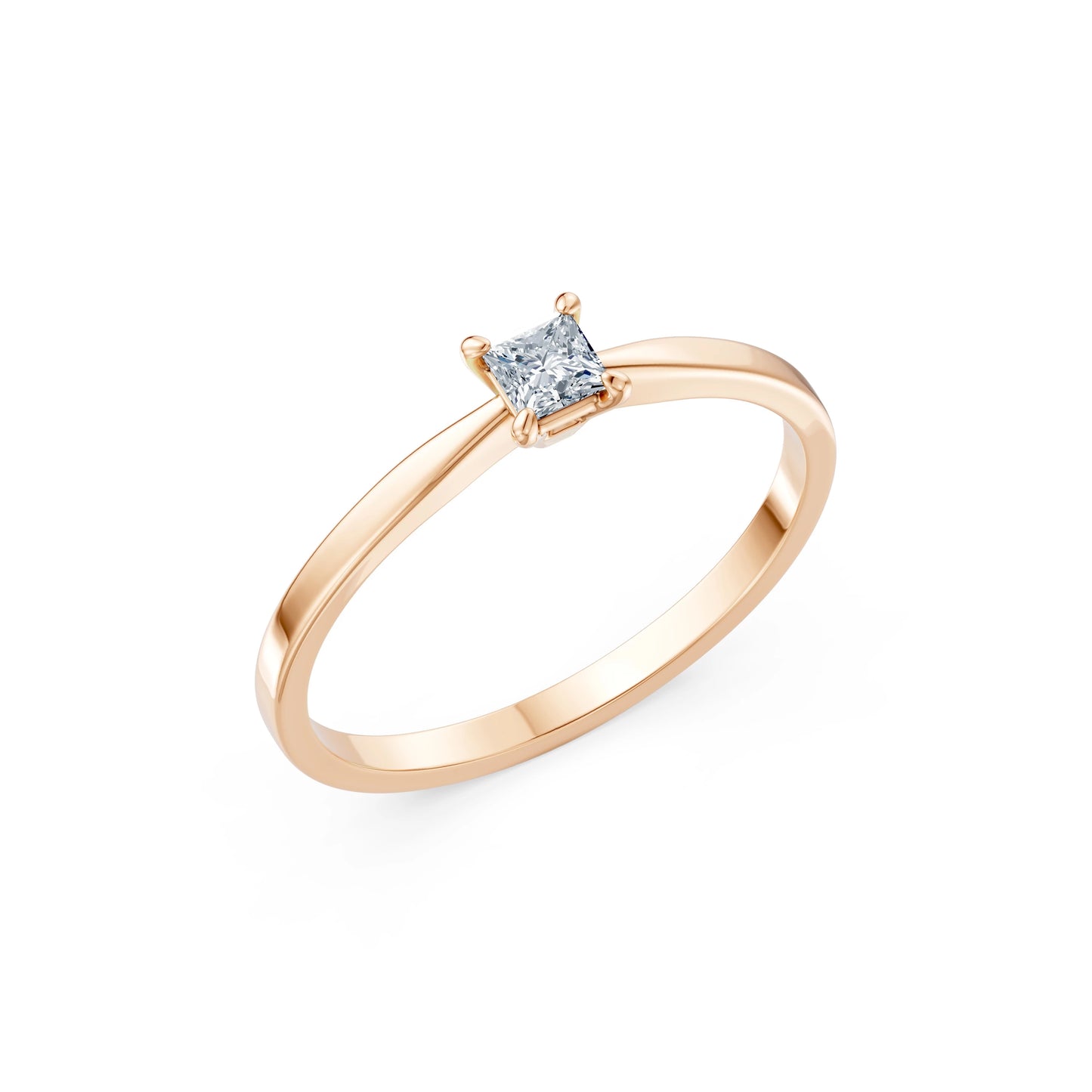 Solitaire Ring, 0.17 ct — 101-10116(3.0)PR