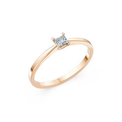 Solitaire Ring, 0.17 ct — 101-10116(3.0)PR