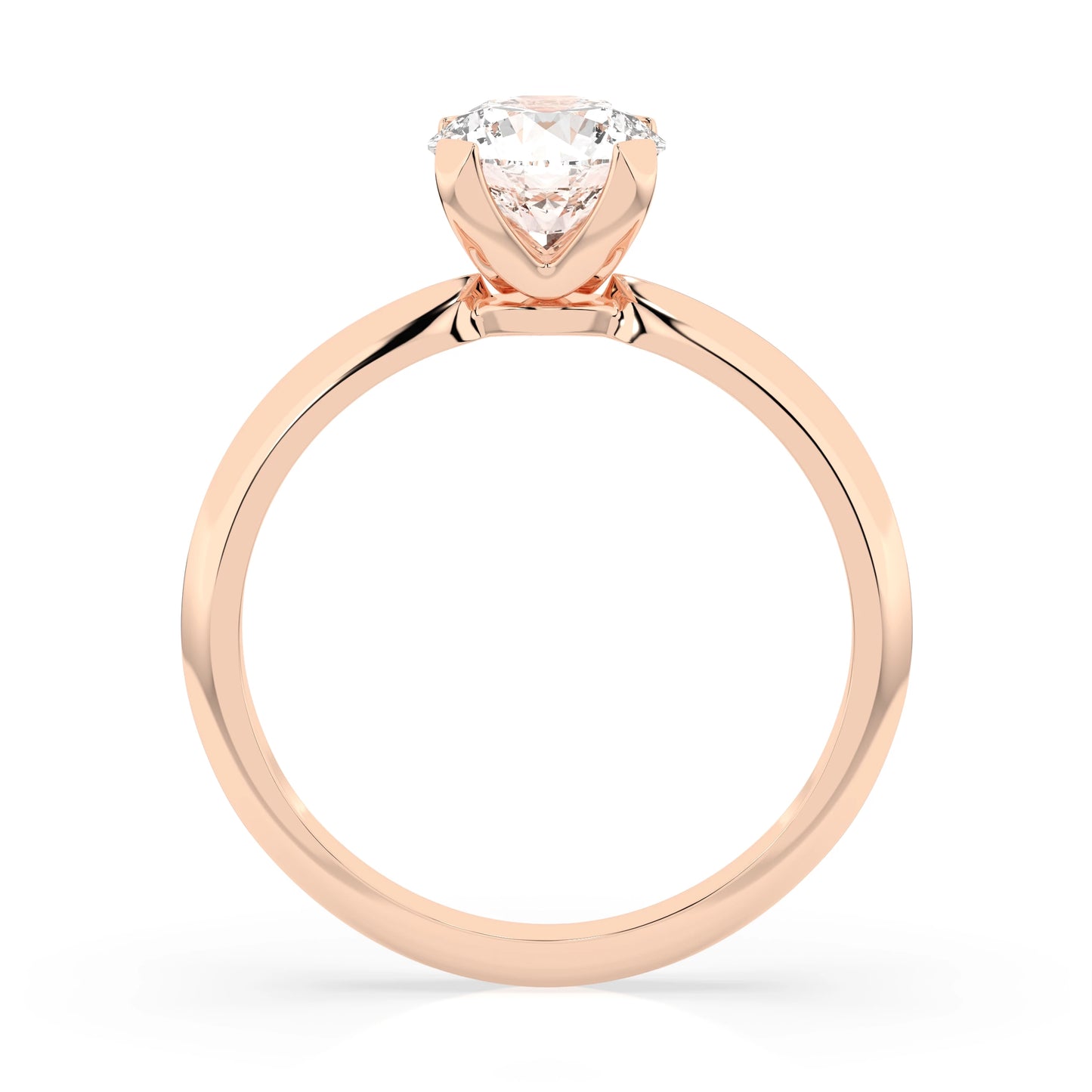 Solitaire Ring (Round), 0.7 ct — 101-10089(5.7)