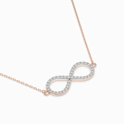 Minimalism Necklace (Round), 0.19 ct — 104-10068