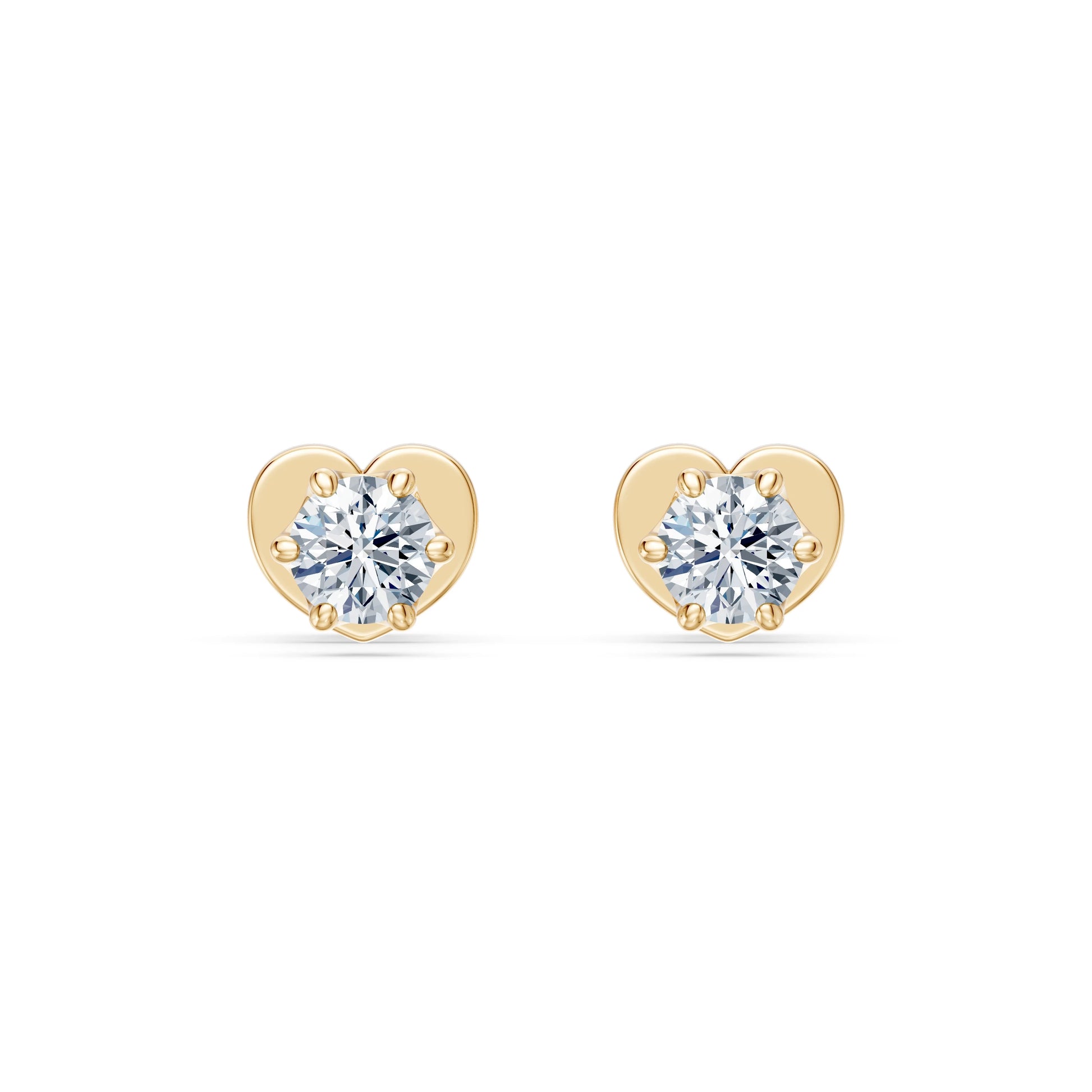 Solitaire Butterfly Earring, 0.3 ct — 102-10040/1(3.4)