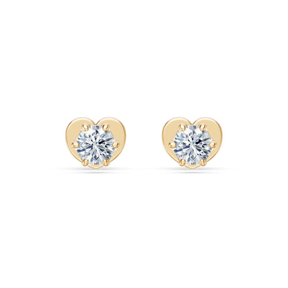 Solitaire Butterfly Earring, 0.3 ct — 102-10040/1(3.4)