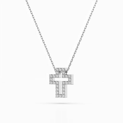 Minimalism Necklace (Round), 0.17 ct — 104-10030