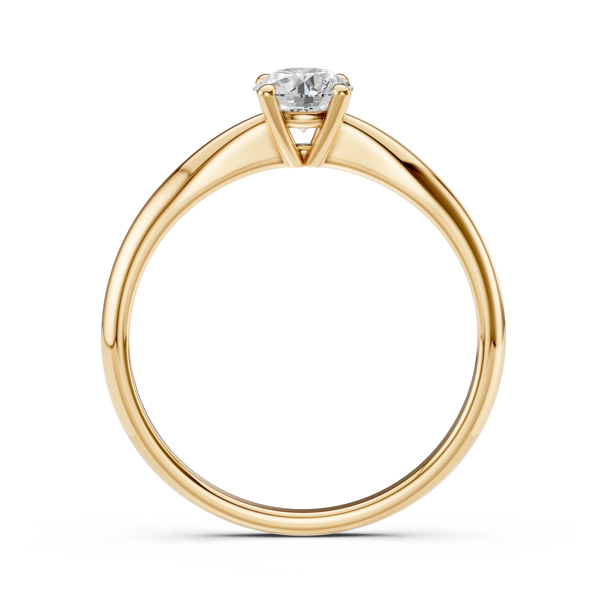 Solitaire Ring (Round), 0.5 ct — 101-10021(5.1)