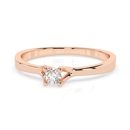 Solitaire Ring (Round), 0.06 ct — 101-10033(2.5)
