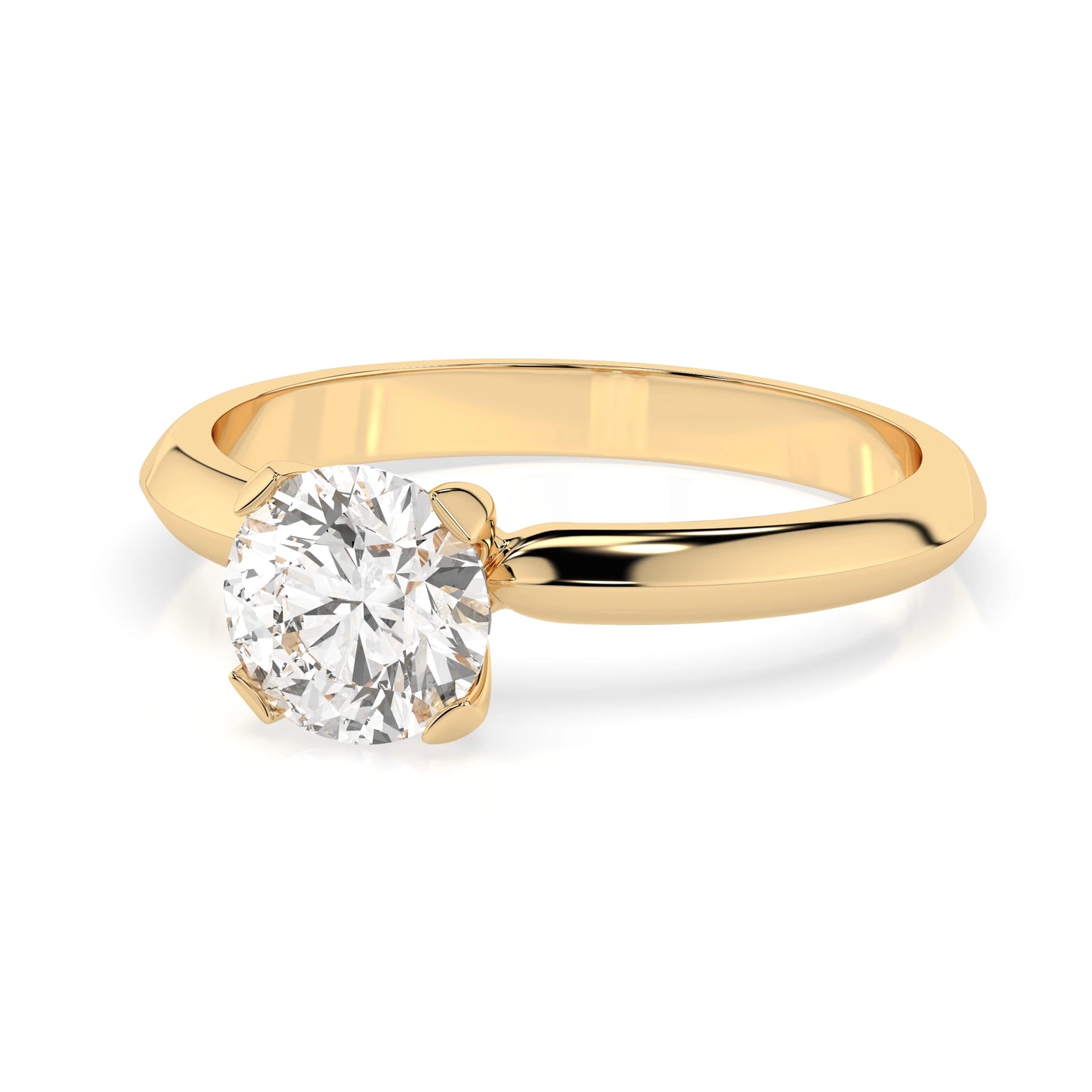 Solitaire Ring (Round), 1.0 ct — 101-10089(6.5)