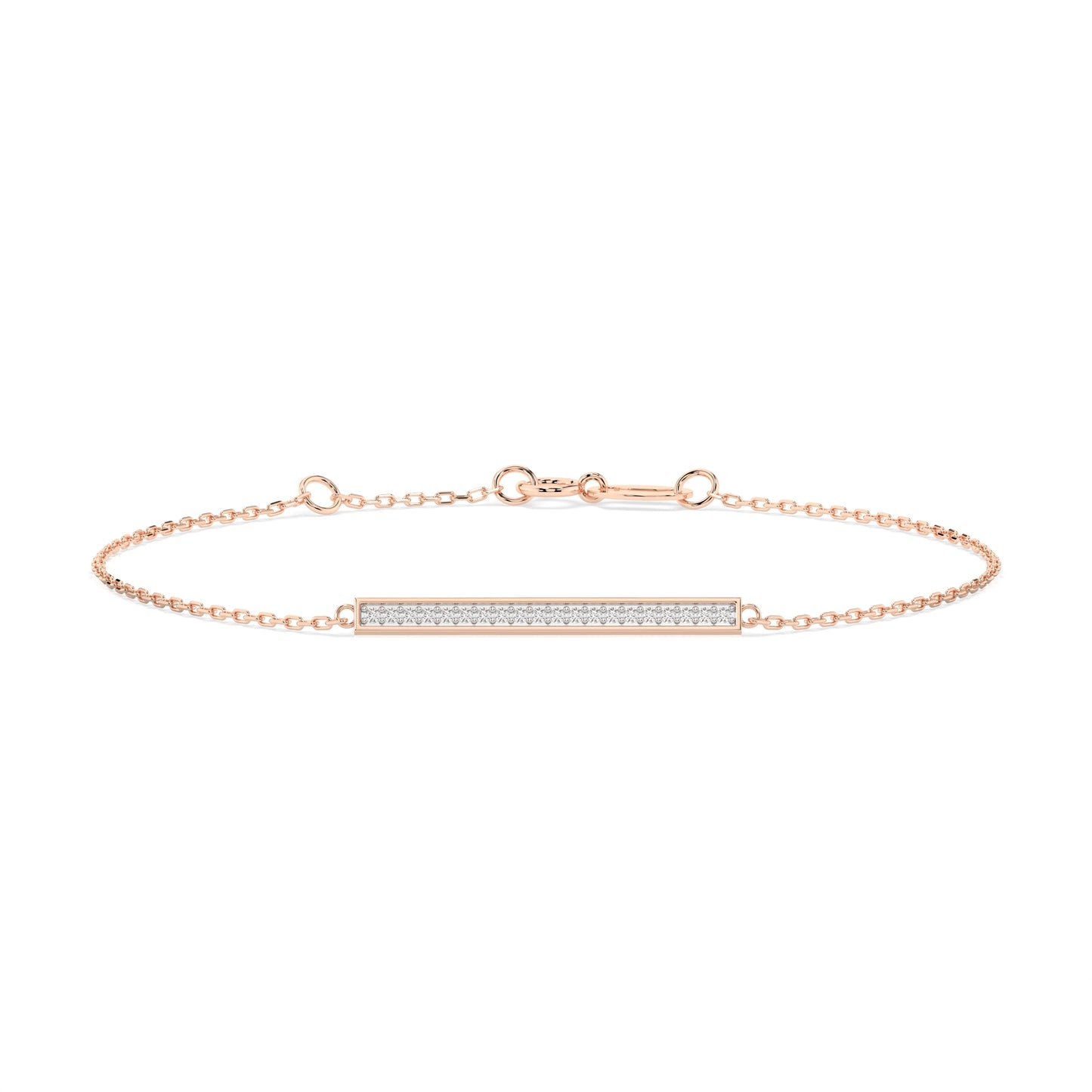 Minimalism Bracelet (Round), 0.1 ct — 105-10017