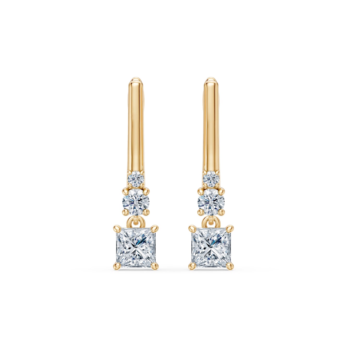 Solitaire Eternity Earring, 0.8 ct — 102-10143(0.40)PR