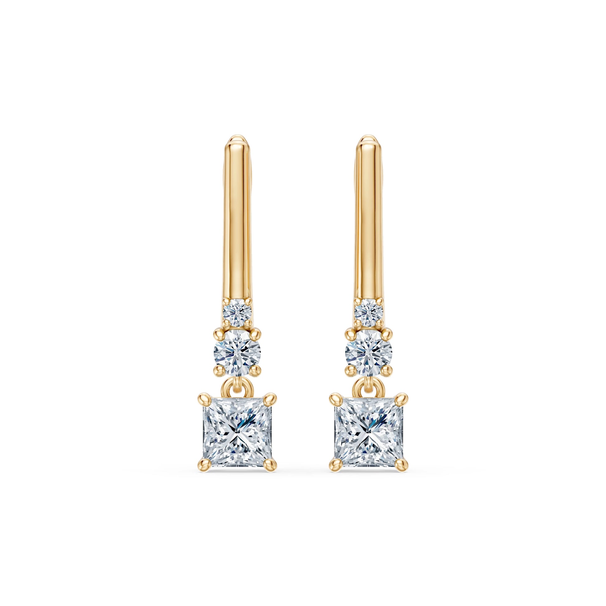 Solitaire Eternity Earring, 0.8 ct — 102-10143(0.40)PR