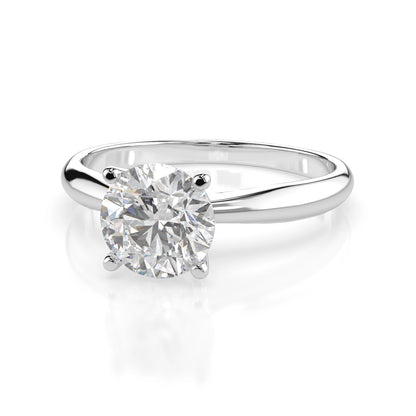 Solitaire Ring (Round), 1.0 ct — 101-10021(6.5)