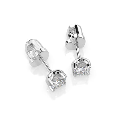 Solitaire Butterfly Earring (Round), 0.4 ct — 102-10020(3.7)