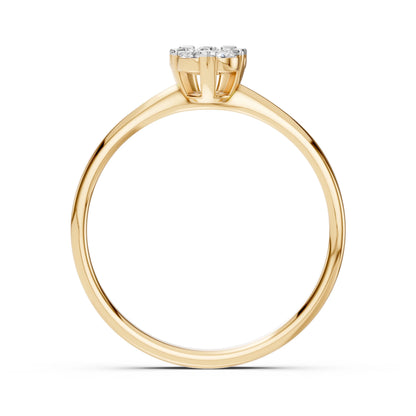 Illusion Ring (Round), 0.06 ct — 101-10015/1(2.5)