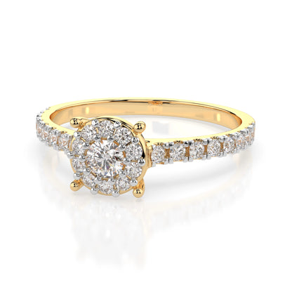 Solitaire Eternity Ring (Round), 0.15 ct — 101-10017(3.4)