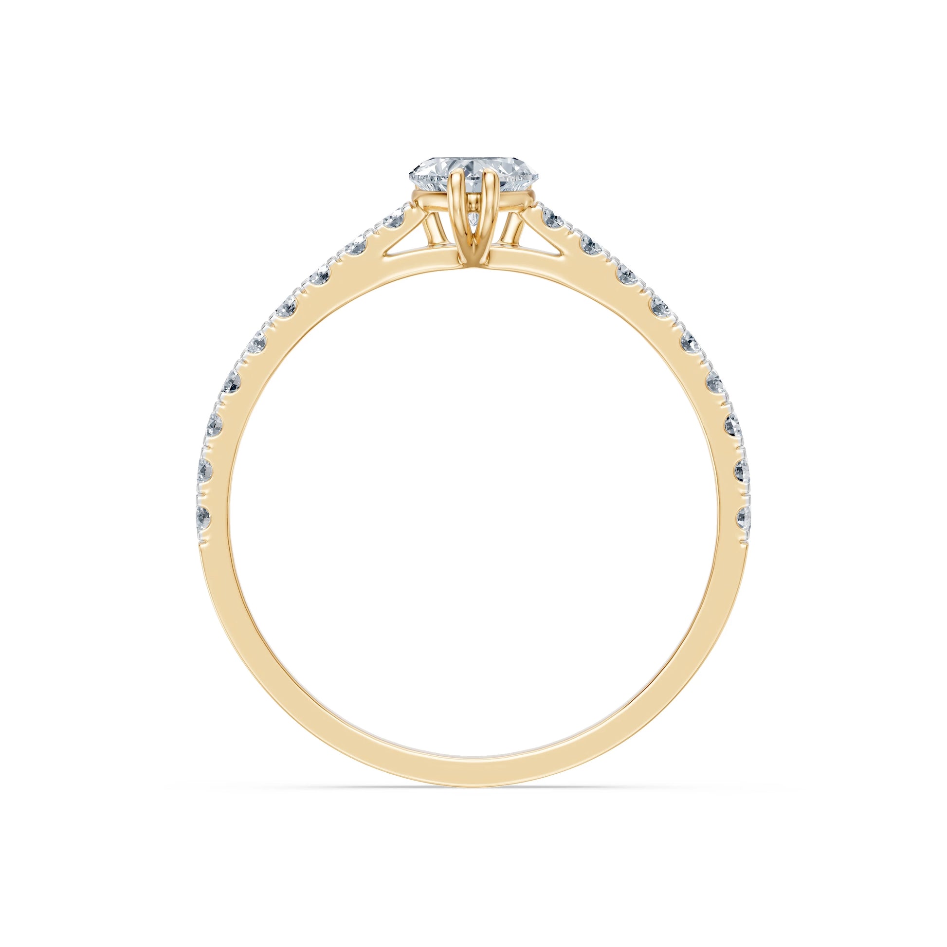 Solitaire Eternity Ring, 0.3 ct — 101-10191(0.30)HRT