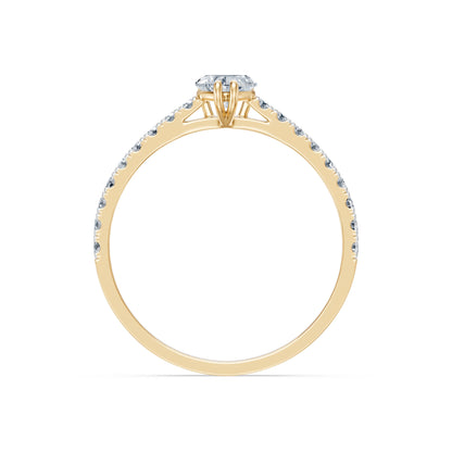Solitaire Eternity Ring, 0.3 ct — 101-10191(0.30)HRT